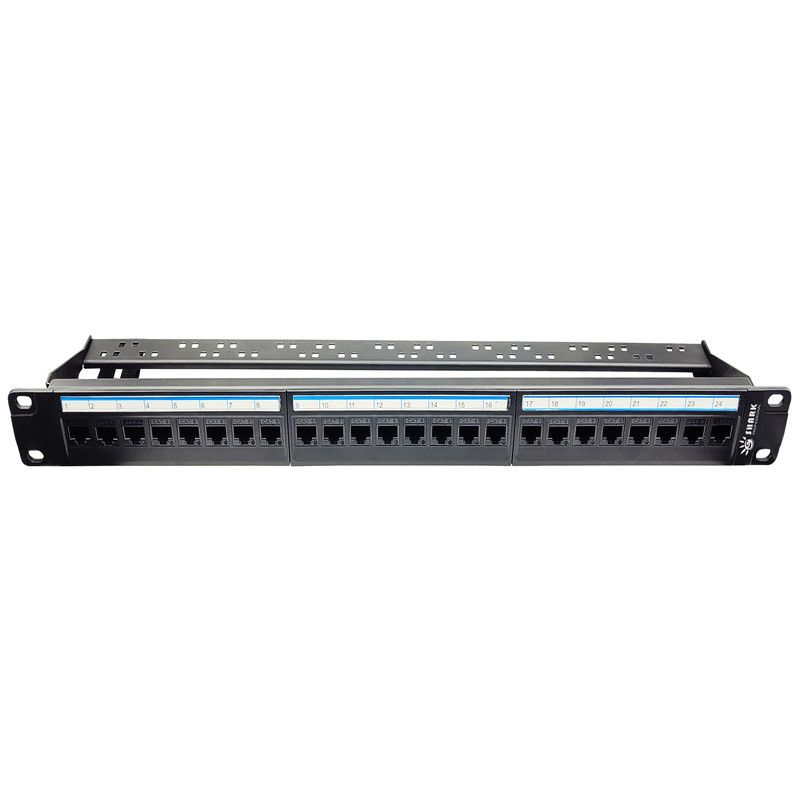 پچ پنل 24 پورت شارک مدل CAT6-LOADED