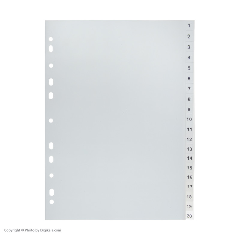 دیوایدر مدل DE015 مجموعه 20 عددی