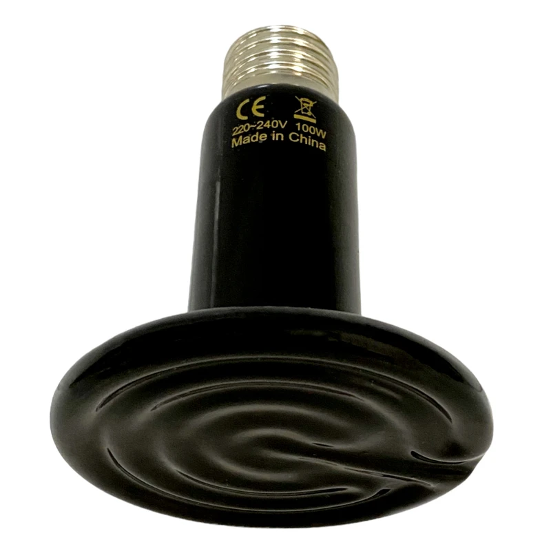 عکس شماره 4 : لامپ مادون قرمز 100 وات لاکی هرپ مدل سرامیکی کد ceramic-heater-220v-100w پایه e27