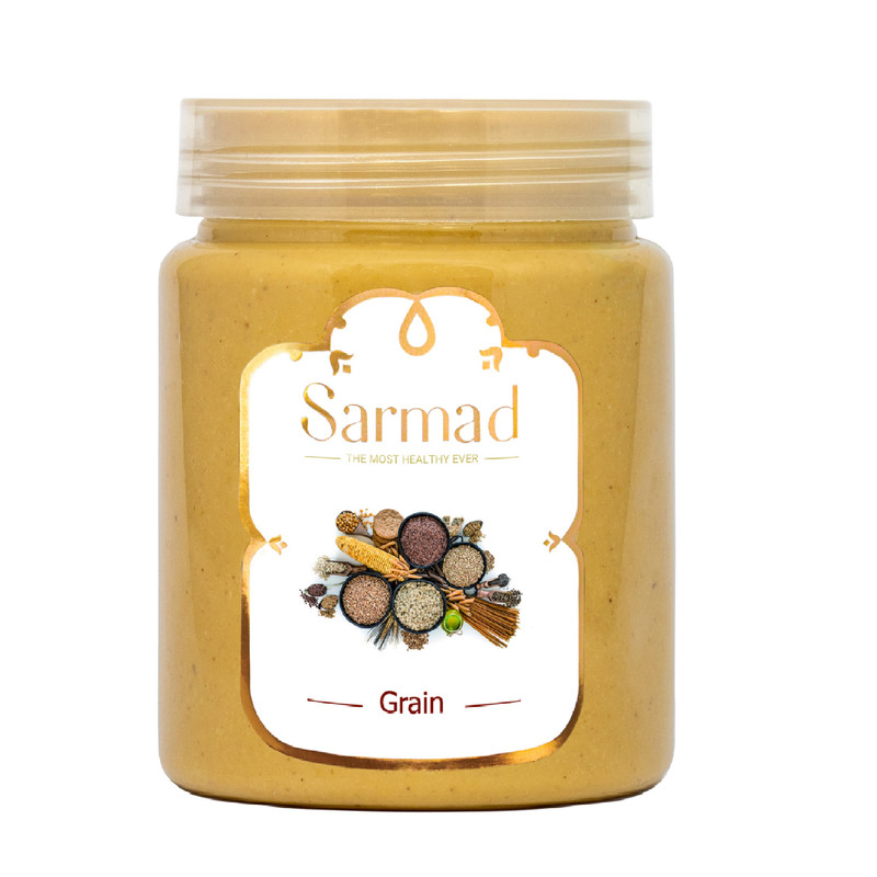 کره بادام زمینی پروتئینی سرمد -  500 گرم