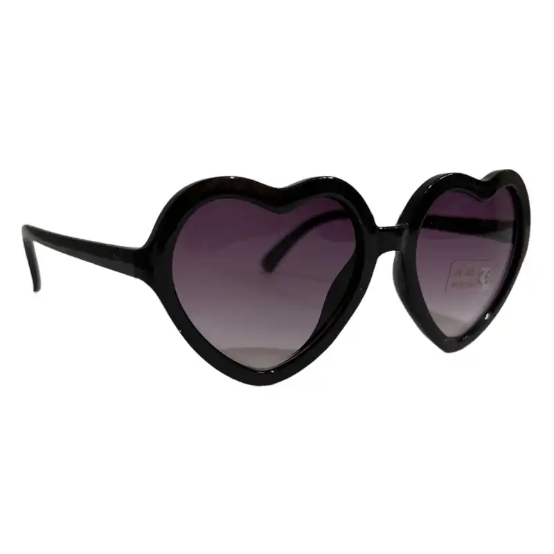 عینک آفتابی بچگانه مدل فانتزی قلبی کد H BL K 41