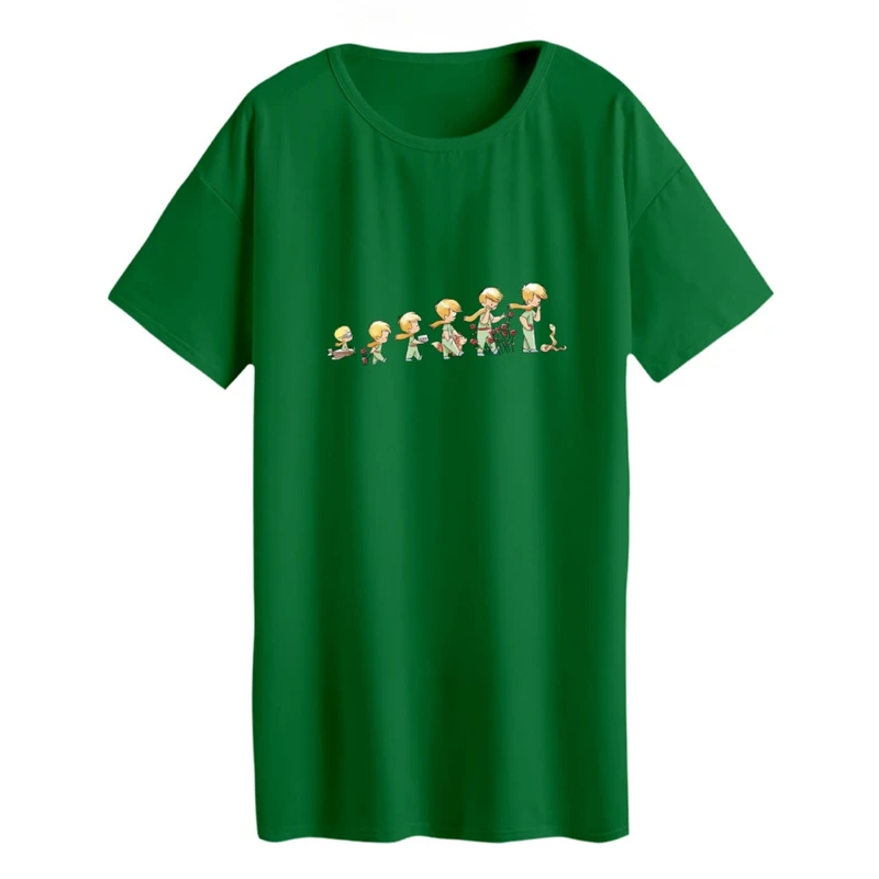 تی شرت لانگ آستین کوتاه زنانه مدل شازده کوچولو تکامل