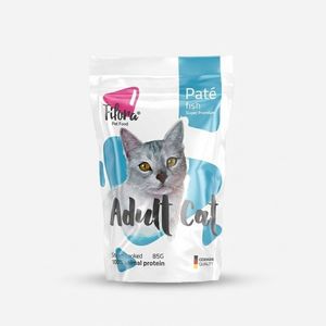 پوچ گربه بالغ فیفورا مدل Adult Cat Fish Pate طعم ماهی وزن 65 گرم