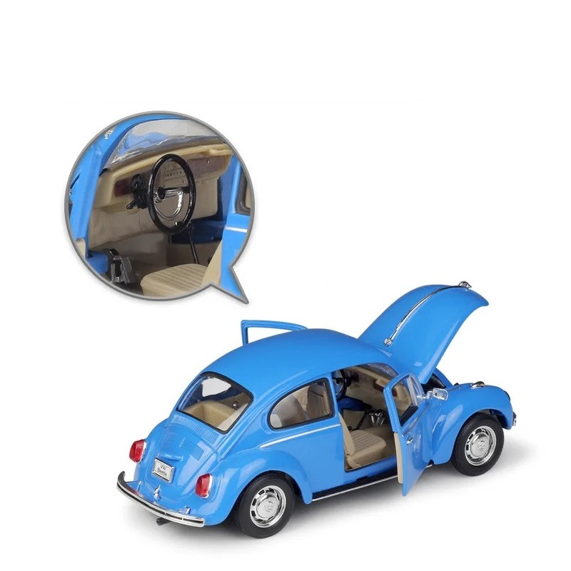ماکت ماشین ولی مدل Volkswagen Beetle Hard_Top