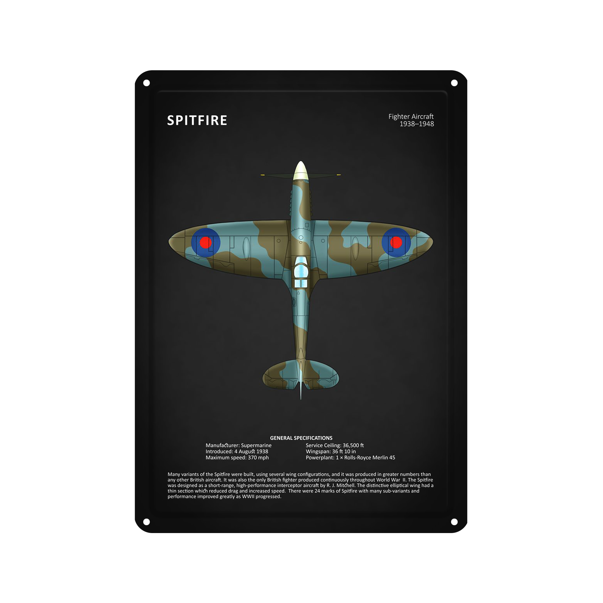 دیوارکوب مدل هواپیما کد s 1817