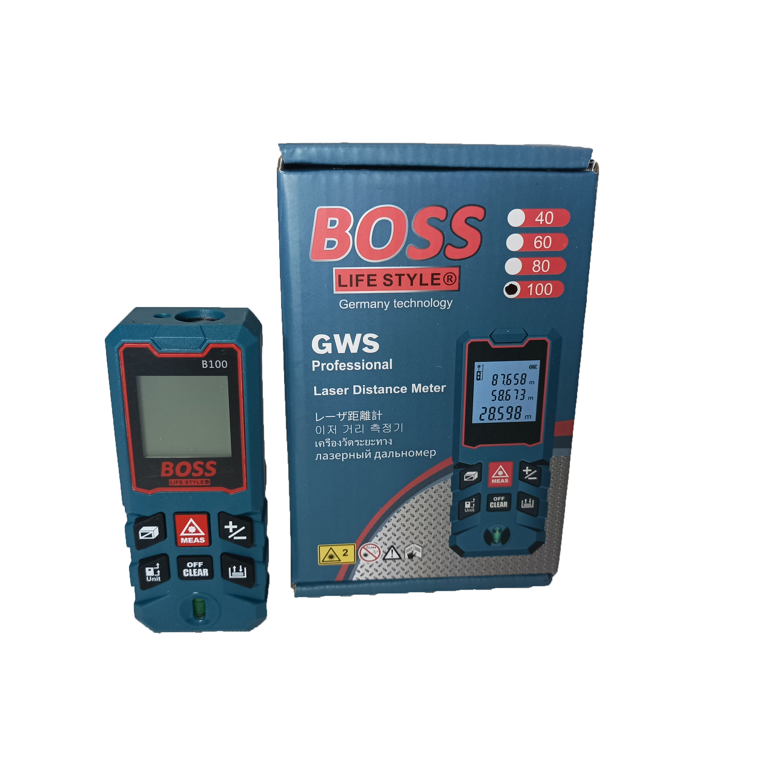 متر لیزری باس مدل meter100