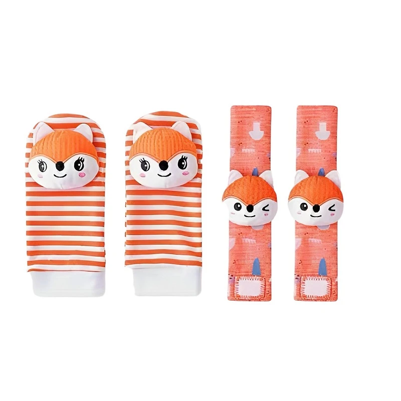 جغجغه مدل مچی و پاپوش روباه بسته 4 عددی 