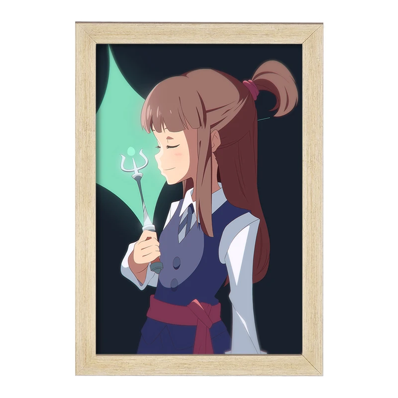 تابلو خندالو مدل اکو انیمه جادوگران کوچک Little Witch Academia  کد 22861