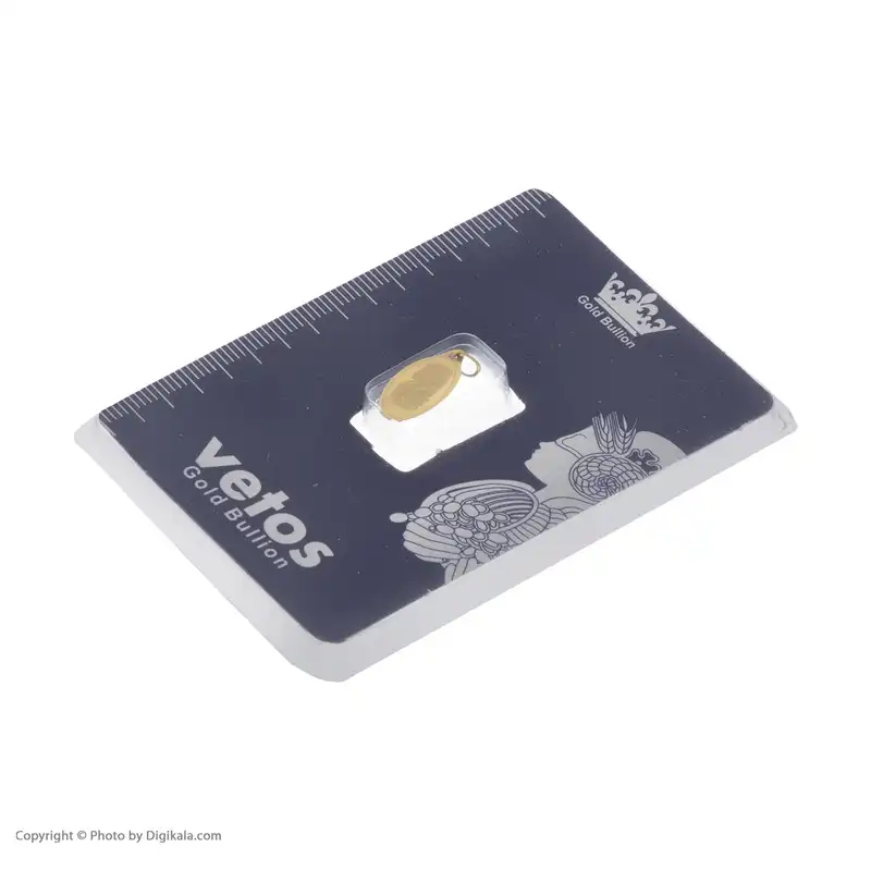 شمش طلا 18 عیار وتوس کد 500