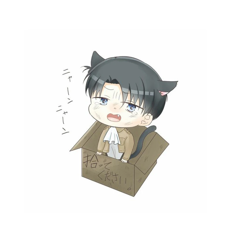 استیکر لپ تاپ و موبایل مدل انیمه طرح اتک ان تایتان لیوای آکرمن attack on titan Levi Ackermann کد 547