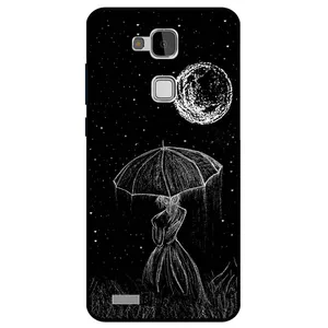Megafone Girl and Moon 1369 Cover For Huawei Mate 7