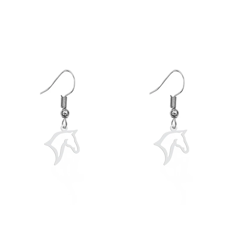 گوشواره زنانه هایکا طرح اسب مدل ha-218