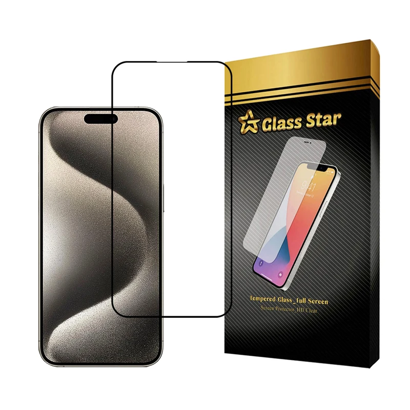 محافظ صفحه نمایش سرامیکی گلس استار مدل CRMSNWGS مناسب برای گوشی موبایل اپل iPhone 15 Pro Max