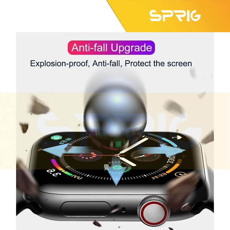 محافظ صفحه نمایش اسپریگ مدل Pmma-SPG مناسب برای اپل واچ Series 10 46mm بسته دو عددی