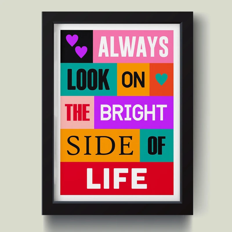 تابلو مدل انگیزشی Side Life کد MJ131313