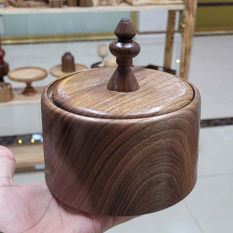 قندان چوبی مدل gh03