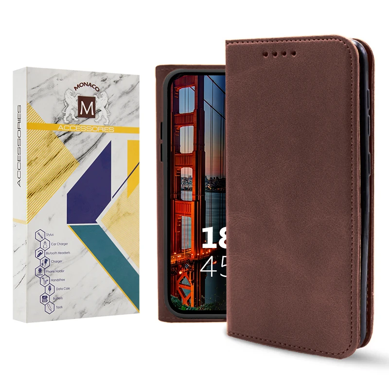 کیف کلاسوری موناکو مدل لوکس مناسب برای گوشی موبایل سامسونگ Galaxy J5 2015 / J5