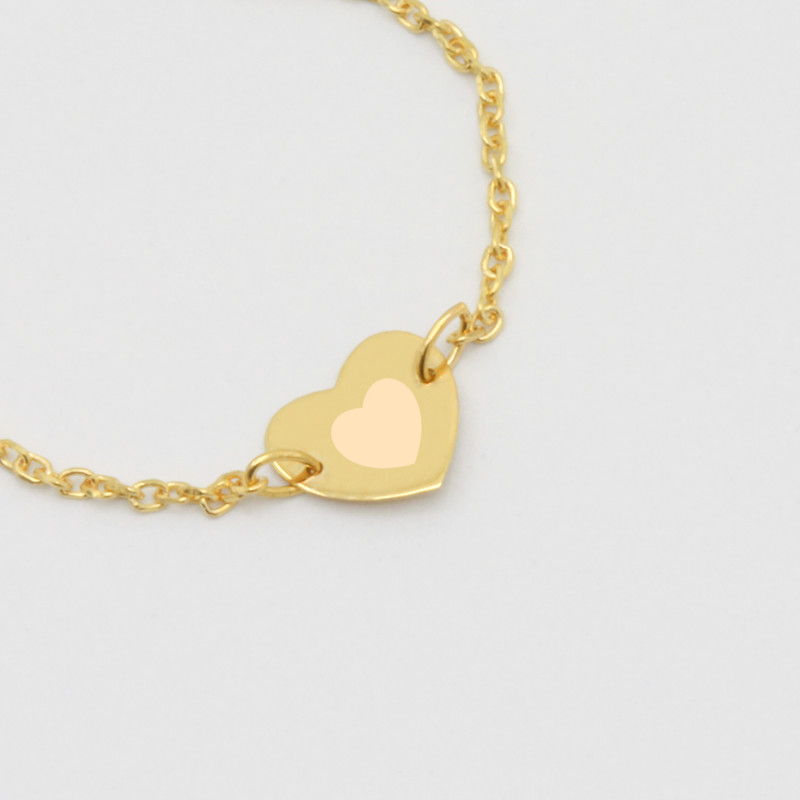 انگشتر طلا 18 عیار زنانه مایا ماهک مدل قلب کد MR1521 سایز 55