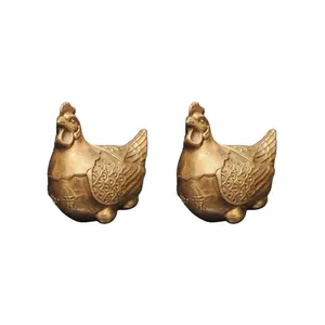 مجسمه برنزی مدل مرغ زودیاک کد china2 بسته 2 عددی
