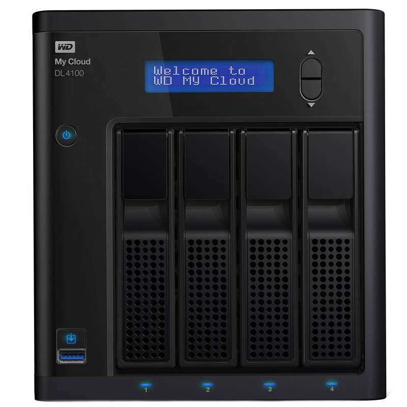 ذخیره ساز تحت شبکه وسترن دیجیتال مدل My Cloud DL4100 WDBNEZ0160KBK-EESN 4-Bay ظرفیت 16 ترابایت ذخیره ساز تحت شبکه وسترن دیجیتال مدل My Cloud DL4100 WDBNEZ0160KBK-EESN 4-Bay ظرفیت 16 ترابایت