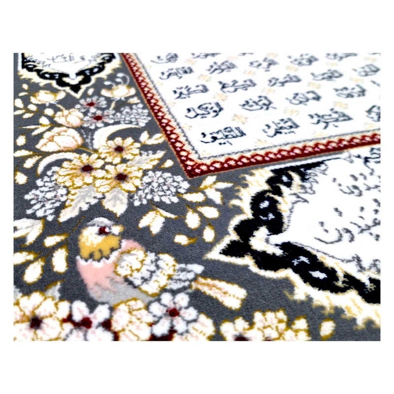 عکس شماره 2 : تابلو فرش ماشینی طرح اسما الله و 4قل مدل برجسته کد 304