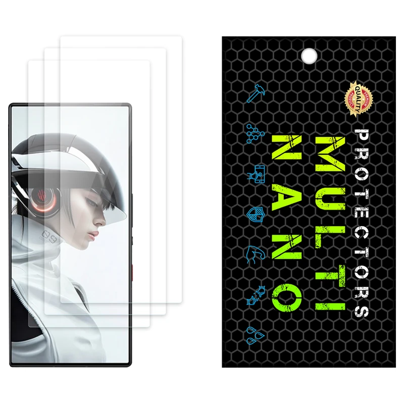  محافظ صفحه نمایش مولتی نانو مدل X-S3N مناسب برای گوشی موبایل زد تی ایی nubia Red Magic 9 Pro بسته سه عددی