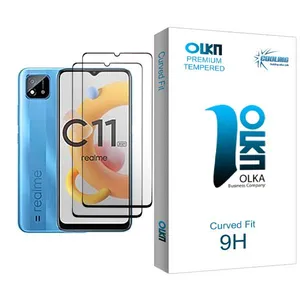 Cooling Olka Glass MIX002 Screen Protector For Realme C11 (2021) Pack Of 2