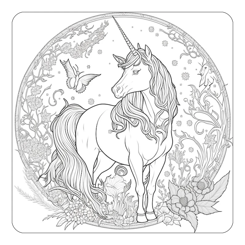 مگنت کاکتی طرح اسب تک شاخ و یونیکورن مدل mp30323