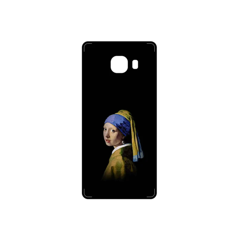 برچسب پوششی ماهوت مدل Girl with a Pearl Earring of Vermeer مناسب برای گوشی موبایل سامسونگ Galaxy C5