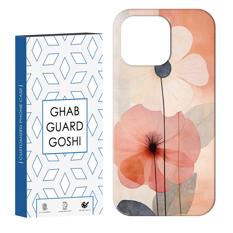 کاور قاب گارد گوشی طرح گل کد Dimo-165 مناسب برای گوشی موبایل اپل IPHONE 16 PRO   