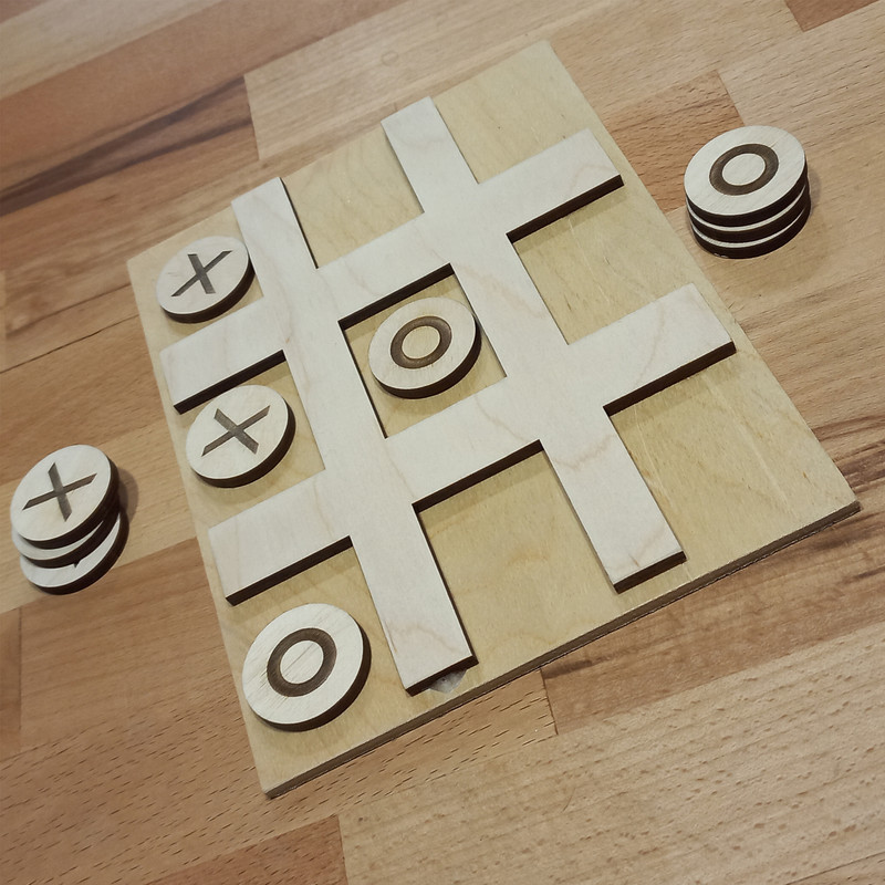 بازی فکری مدل دوز 2 نفره چوبی