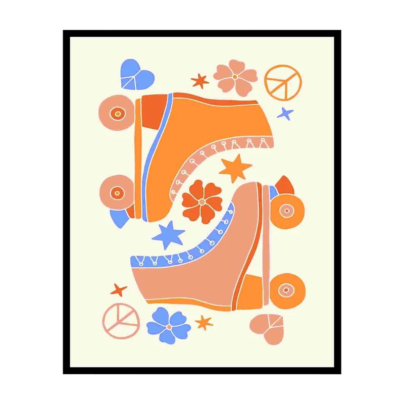 پوستر مدل اسکیت های غلتکی