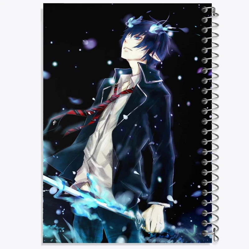 دفتر نقاشی 50 برگ خندالو مدل رین انیمه جنگیر آبی کد 16360