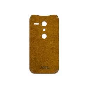 MAHOOT Brown-Chamois-Leather Cover Sticker for Motorola Moto G