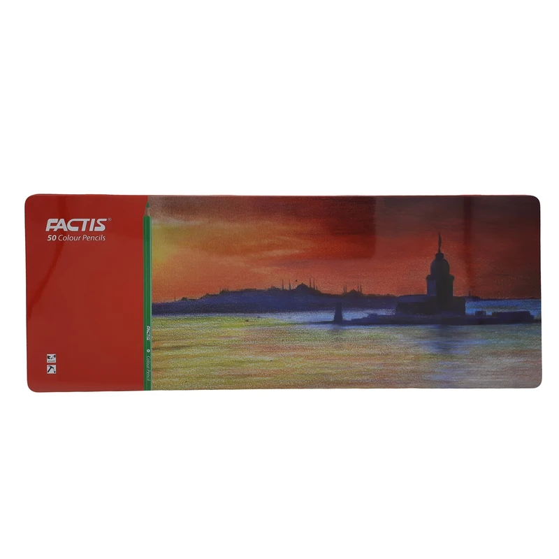 مداد رنگی 50 رنگ فکتیس کد F07112650 طرح غروب