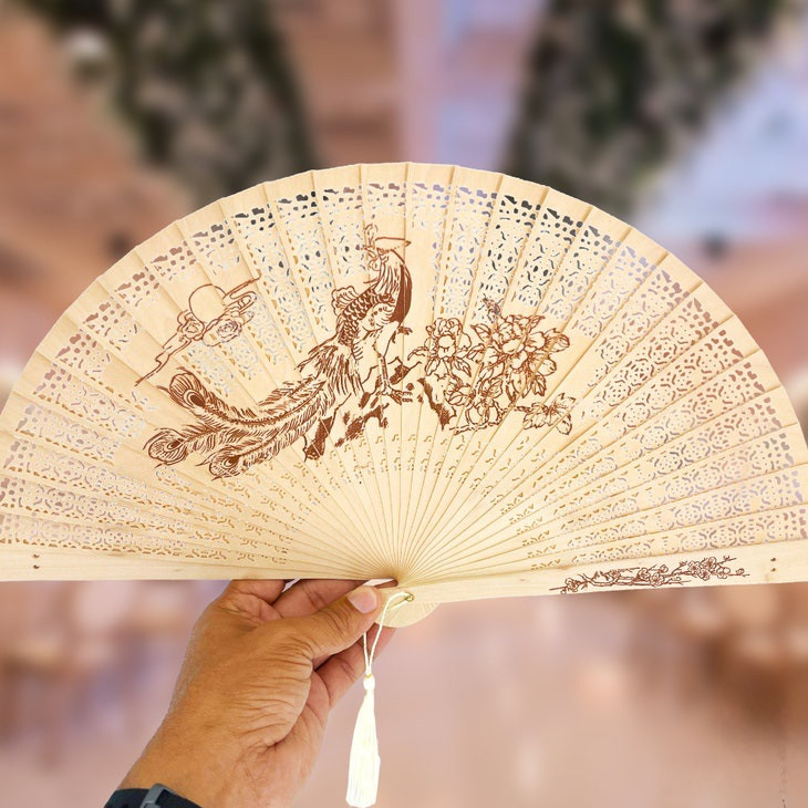 بادبزن مدل چوبی کد G_Lnd_0004