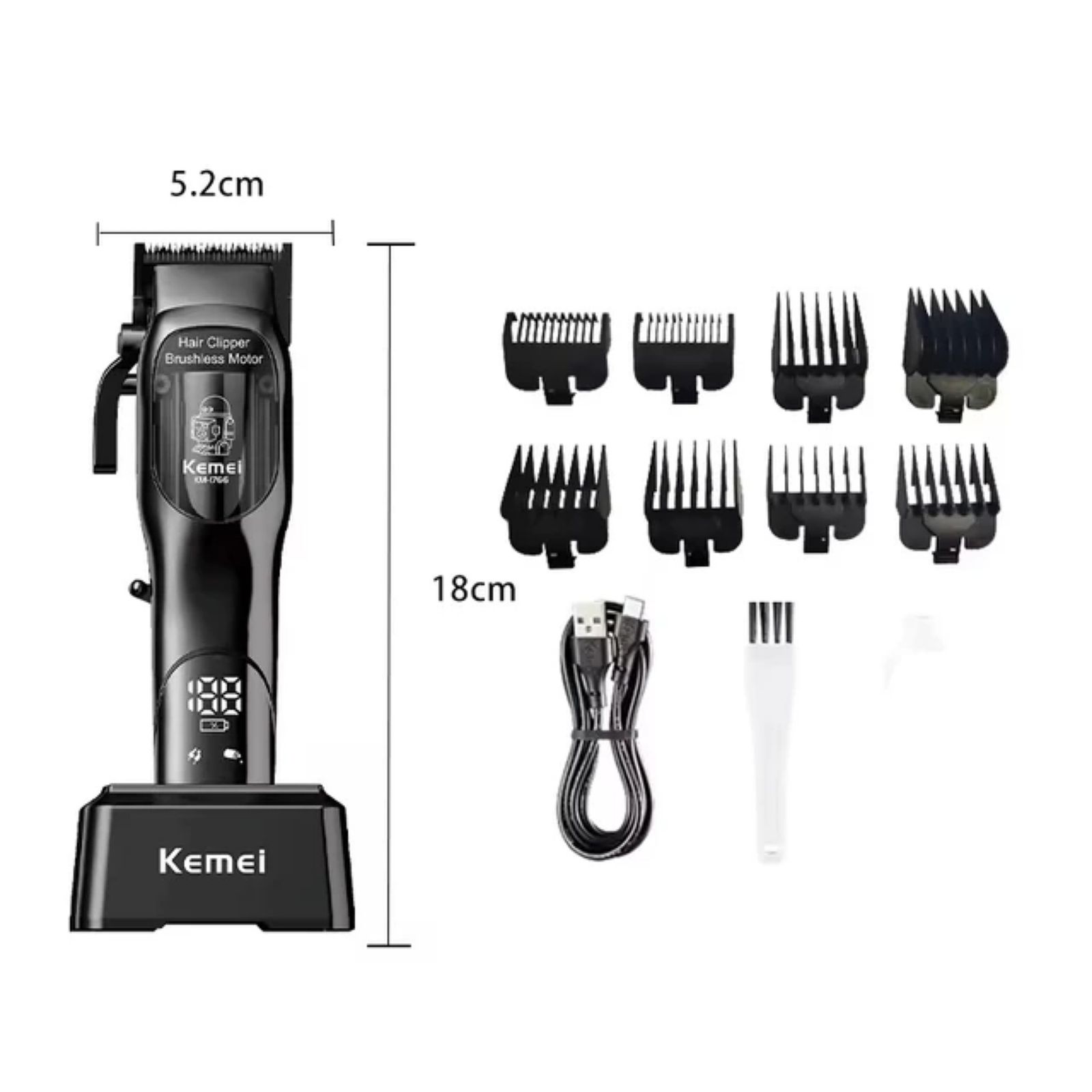 ماشین اصلاح موی سر و صورت کیمی مدل km-1766 -  - 2