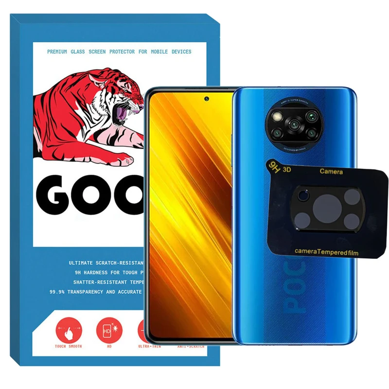 محافظ لنز دوربین مدل گوف sen-3d مناسب برای گوشی موبایل شیائومي poco x3