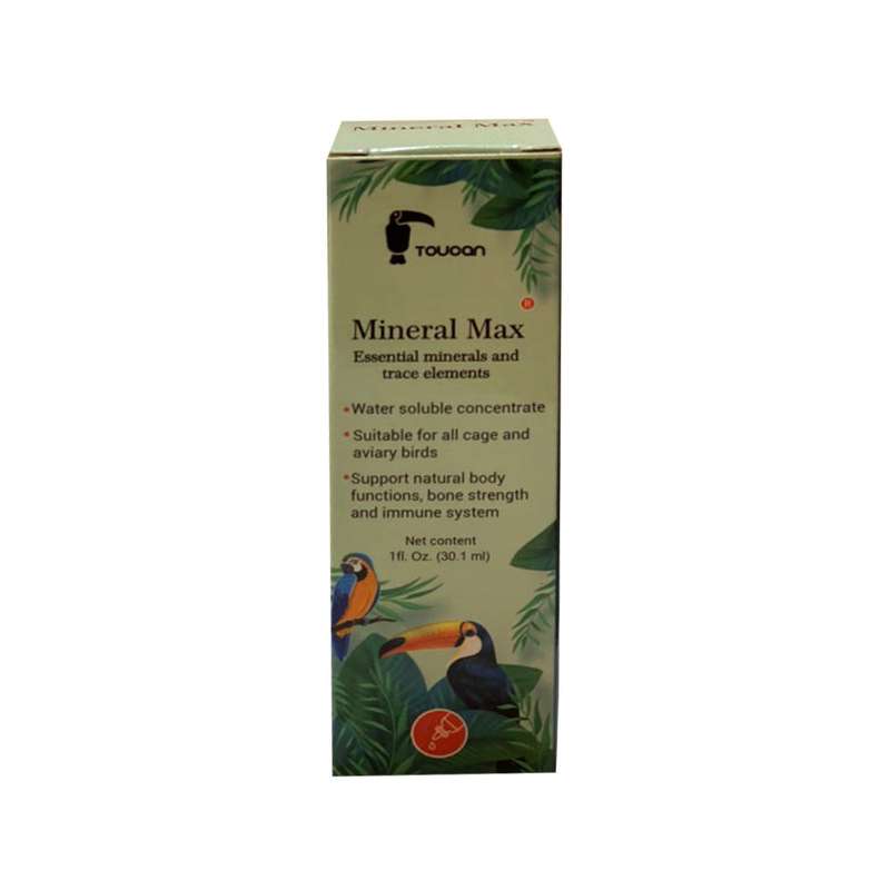 قطره پرندگان توکان مدل MINERAL MAX حجم 30میلی لیتر