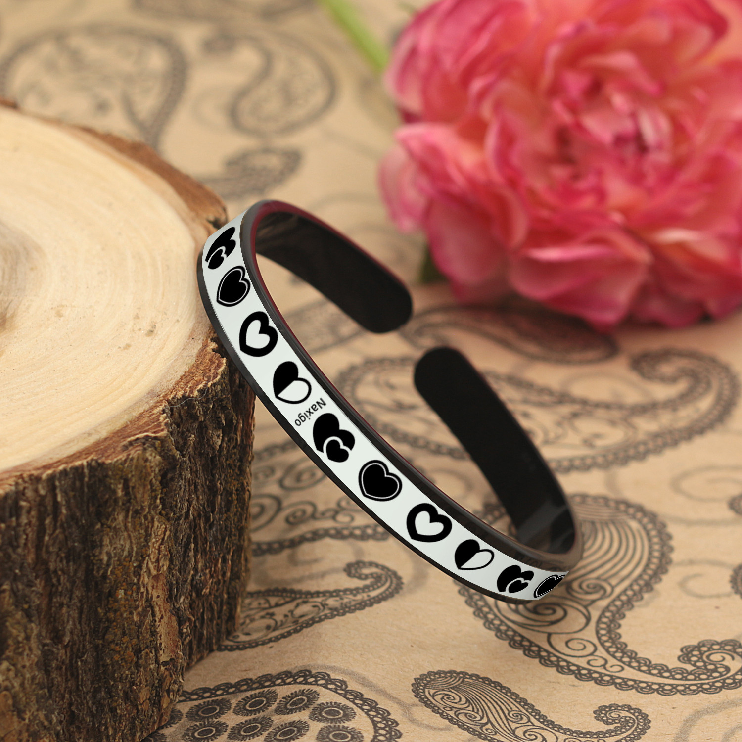 دستبند ناکسیگو طرح قلب مدل BR5548