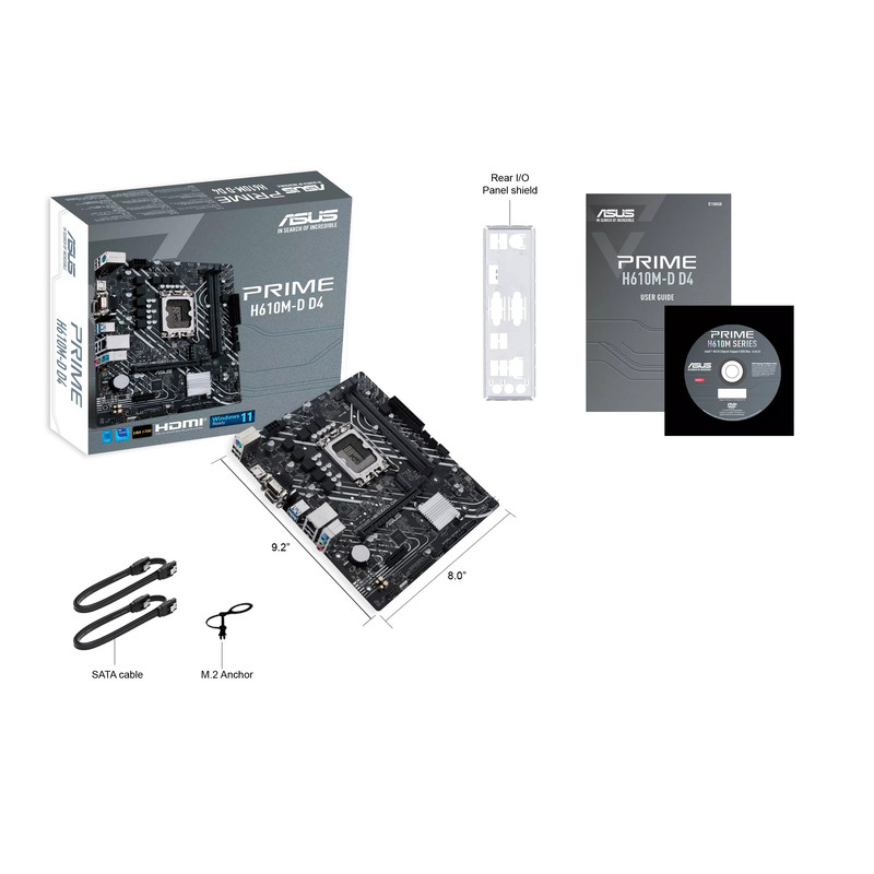مادربرد ایسوس مدل PRIME H610M-D D4