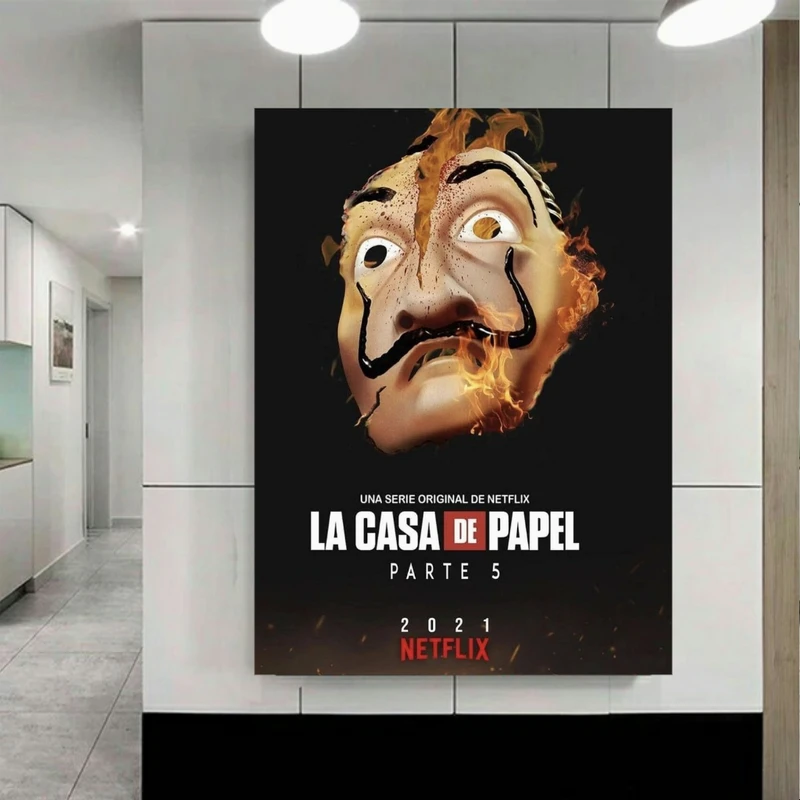 پوستر دیواری طرح مانی هیست مدل SD558