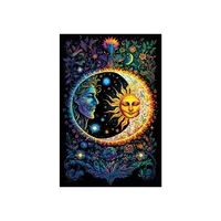 پوستر مدل PVC طرح انیمیشن تپستری ماه و خورشید کد 01