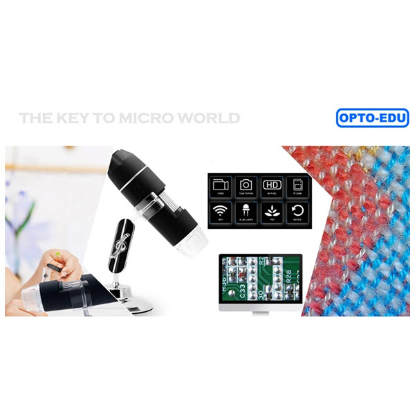 میکروسکوپ دیجیتال اپتو ادو مدل a34 4199 WIFI+USB 1000x