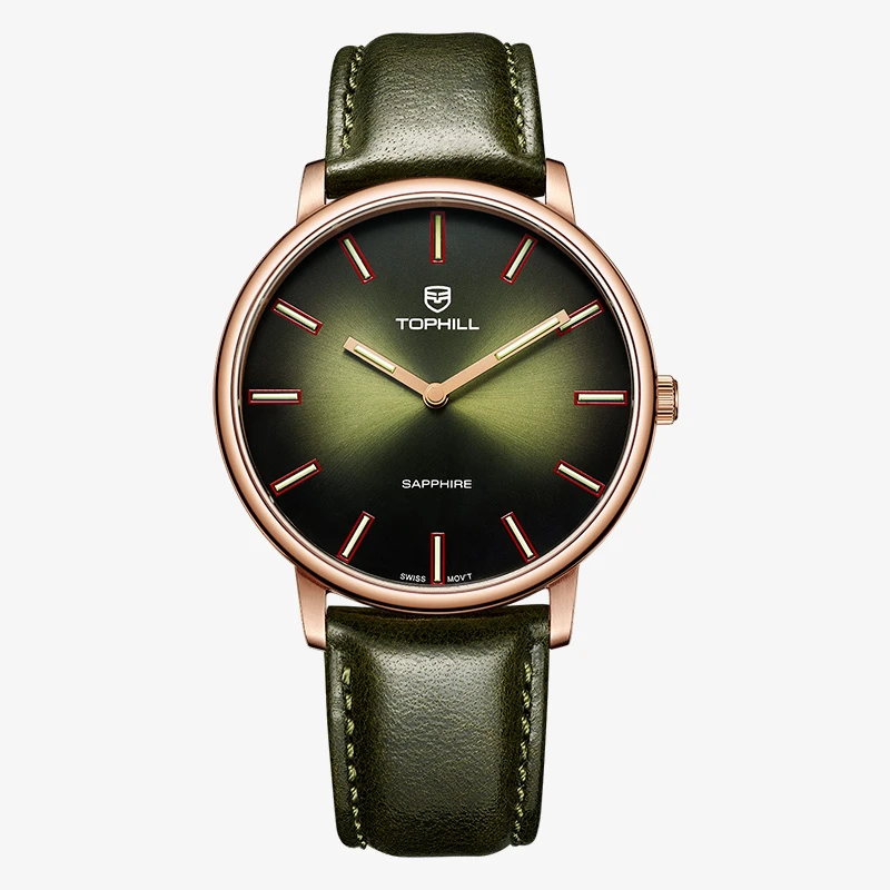 ساعت مچی عقربه‌ای کوارتز مردانه تاپ هیل مدل AST006G.PG1A57