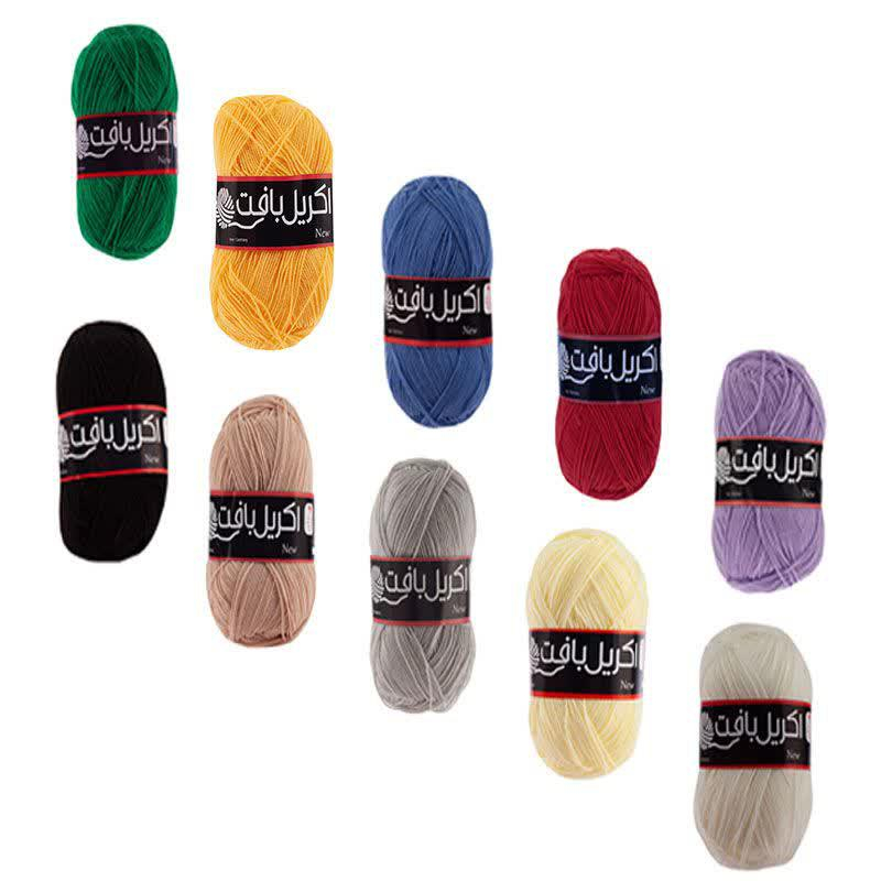 کاموا اکریل بافت مدل D-2521 بسته 10 عددی