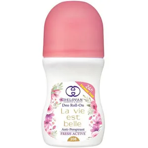 رول ضد تعریق دلوان مدل La vie est belle حجم 50 میلی لیتر مجموعه 8 عددی