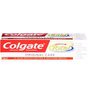 خمیر دندان کلگیت سری Total مدل Original Care حجم 75 میلی لیتر