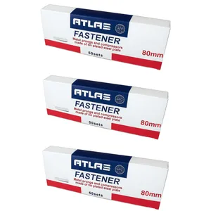 گیره پوشه اطلس مدل 17-7 بسته 150 عددی