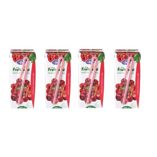 آبمیوه آلبالو میهن - 200 میلی لیتر بسته 4 عددی